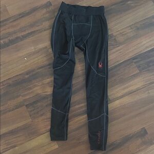 Spyder Black Athletic Leggings Small
